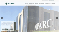 Desktop Screenshot of miniparc.es